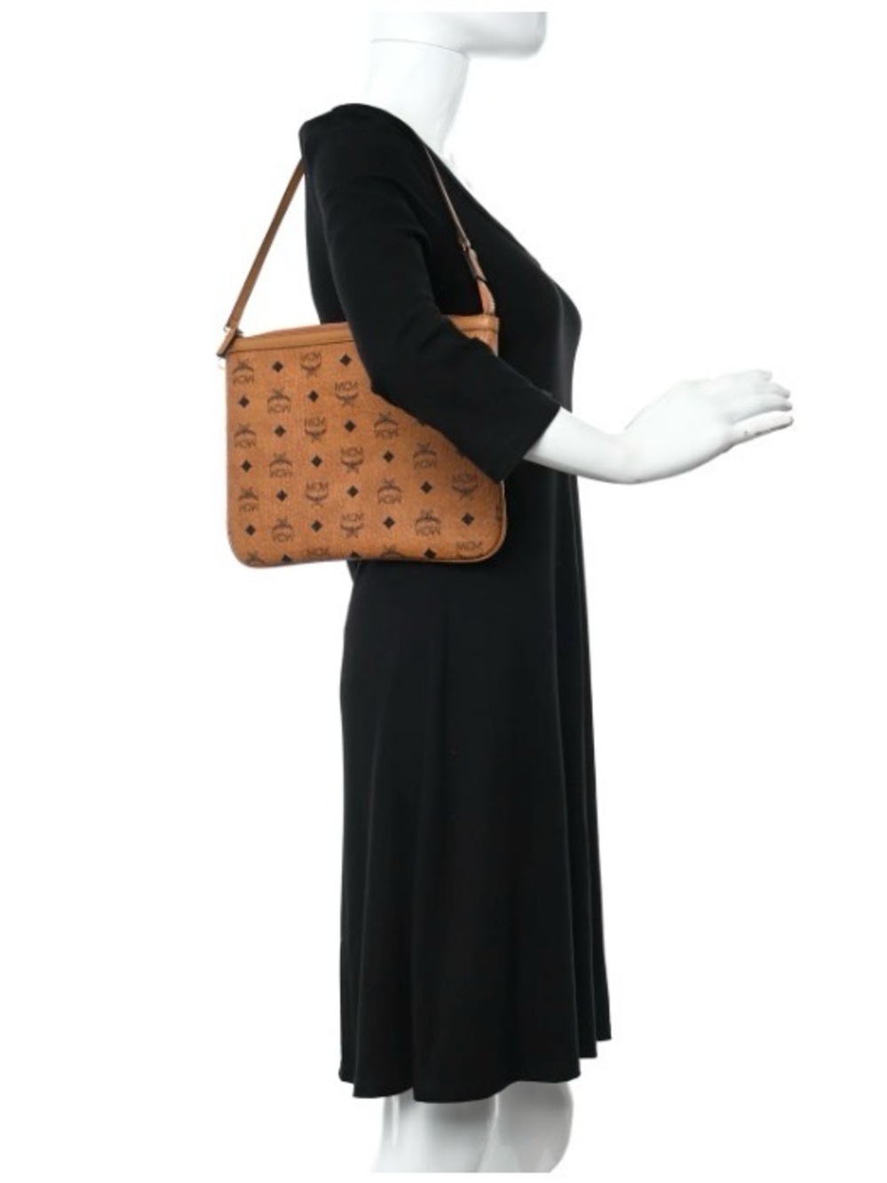 MCM Medium Tote w/Pouch - Picture 2 of 9